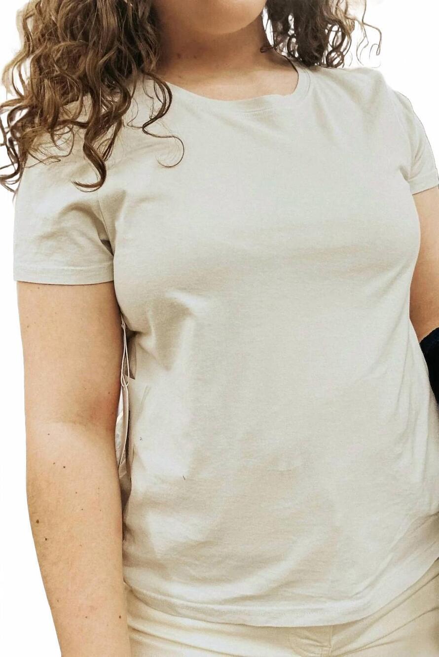 NEW DEAR JOHN DENIM unity crew neck tee in dawn blue